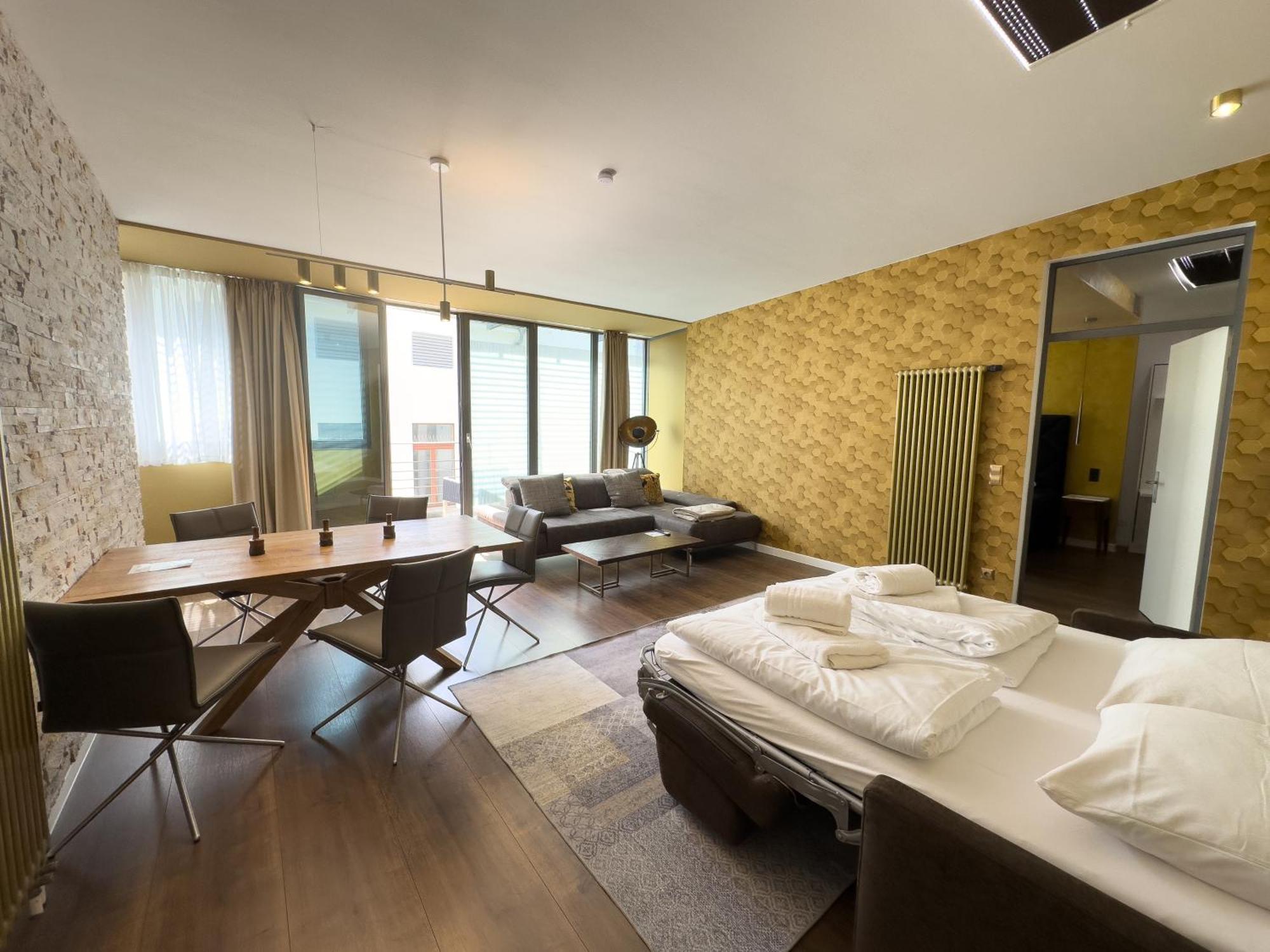 Exklusives Leipzig City Apartment Sunrise Bagian luar foto